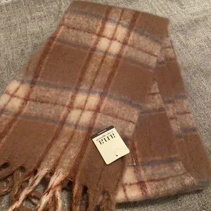 Soft plaid scarf. New with tags.